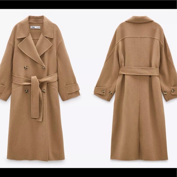 zara limited edition camel coat